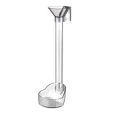 Maxbell Feeding Tube Transparent Dish Tray for Clams Fish Tank Aquarium Accessories