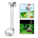 Maxbell Feeding Tube Transparent Dish Tray for Clams Fish Tank Aquarium Accessories