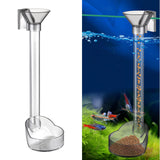 Maxbell Feeding Tube Transparent Dish Tray for Clams Fish Tank Aquarium Accessories