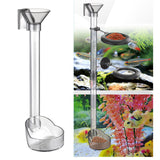 Maxbell Feeding Tube Transparent Dish Tray for Clams Fish Tank Aquarium Accessories