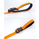 Maxbell Hands Free Leash Waist Pet Leash Shock Absorbing for Running Dog Chain Orange