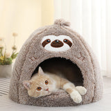 Maxbell Warm Dog Kennel House Cats Nest Bed for Winter Small Medium Dogs Cats 38cmx36cm