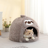 Maxbell Warm Dog Kennel House Cats Nest Bed for Winter Small Medium Dogs Cats 38cmx36cm