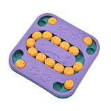 Maxbell Dog Puzzle Toys Funny Feeding Slow Feeder Interactive Puzzle Game Toy Purple