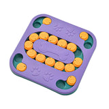 Maxbell Dog Puzzle Toys Funny Feeding Slow Feeder Interactive Puzzle Game Toy Purple