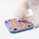 Maxbell Dog Puzzle Toys Funny Feeding Slow Feeder Interactive Puzzle Game Toy Purple