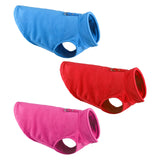 Maxbell Dog Fleece Vest Dog Cold Weather Jacket Puppy Clothing Outdoor Soft Pullover Blue