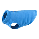Maxbell Dog Fleece Vest Dog Cold Weather Jacket Puppy Clothing Outdoor Soft Pullover Blue