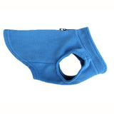 Maxbell Dog Fleece Vest Dog Cold Weather Jacket Puppy Clothing Outdoor Soft Pullover Blue