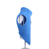 Maxbell Dog Fleece Vest Dog Cold Weather Jacket Puppy Clothing Outdoor Soft Pullover Blue