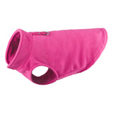 Maxbell Dog Fleece Vest Dog Cold Weather Jacket Puppy Clothing Outdoor Soft Pullover Pink