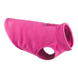 Maxbell Dog Fleece Vest Dog Cold Weather Jacket Puppy Clothing Outdoor Soft Pullover Pink