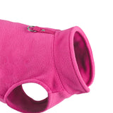 Maxbell Dog Fleece Vest Dog Cold Weather Jacket Puppy Clothing Outdoor Soft Pullover Pink