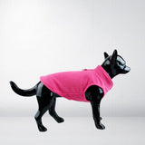 Maxbell Dog Fleece Vest Dog Cold Weather Jacket Puppy Clothing Outdoor Soft Pullover Pink