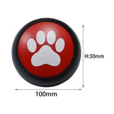 Maxbell Voice Recording Button Dog Interactive Toy Communication Dogs Cats Recorder Red