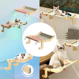 Maxbell Cat Window Perch Hanging Bed Washable Space Saving Basking for Window A