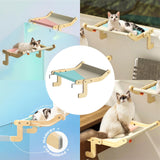 Maxbell Cat Window Perch Hanging Bed Washable Space Saving Basking for Window B