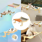 Maxbell Cat Window Perch Hanging Bed Washable Space Saving Basking for Window C