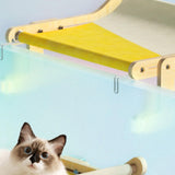 Maxbell Cat Window Perch Hanging Bed Washable Space Saving Basking for Window D