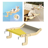 Maxbell Cat Window Perch Hanging Bed Washable Space Saving Basking for Window D