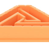 Maxbell Dog Bowl Feeding Wear Resistant Slow Feeder for Pets Eating Drinking Puppies Orange