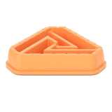 Maxbell Dog Bowl Feeding Wear Resistant Slow Feeder for Pets Eating Drinking Puppies Orange