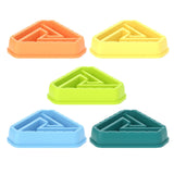 Maxbell Dog Bowl Feeding Wear Resistant Slow Feeder for Pets Eating Drinking Puppies Orange
