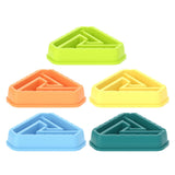 Maxbell Dog Bowl Feeding Wear Resistant Slow Feeder for Pets Eating Drinking Puppies Orange