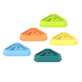 Maxbell Dog Bowl Feeding Wear Resistant Slow Feeder for Pets Eating Drinking Puppies Orange