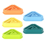 Maxbell Dog Bowl Feeding Wear Resistant Slow Feeder for Pets Eating Drinking Puppies Orange