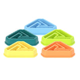 Maxbell Dog Bowl Feeding Wear Resistant Slow Feeder for Pets Eating Drinking Puppies Orange
