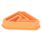 Maxbell Dog Bowl Feeding Wear Resistant Slow Feeder for Pets Eating Drinking Puppies Orange