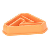 Maxbell Dog Bowl Feeding Wear Resistant Slow Feeder for Pets Eating Drinking Puppies Orange