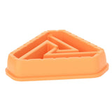 Maxbell Dog Bowl Feeding Wear Resistant Slow Feeder for Pets Eating Drinking Puppies Orange