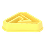 Maxbell Dog Bowl Feeding Wear Resistant Slow Feeder for Pets Eating Drinking Puppies Yellow