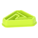 Maxbell Dog Bowl Feeding Wear Resistant Slow Feeder for Pets Eating Drinking Puppies Light Green