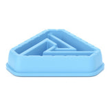 Maxbell Dog Bowl Feeding Wear Resistant Slow Feeder for Pets Eating Drinking Puppies Blue