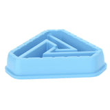 Maxbell Dog Bowl Feeding Wear Resistant Slow Feeder for Pets Eating Drinking Puppies Blue