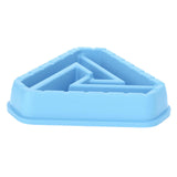 Maxbell Dog Bowl Feeding Wear Resistant Slow Feeder for Pets Eating Drinking Puppies Blue