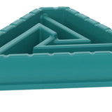Maxbell Dog Bowl Feeding Wear Resistant Slow Feeder for Pets Eating Drinking Puppies Deep Green