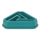 Maxbell Dog Bowl Feeding Wear Resistant Slow Feeder for Pets Eating Drinking Puppies Deep Green