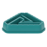 Maxbell Dog Bowl Feeding Wear Resistant Slow Feeder for Pets Eating Drinking Puppies Deep Green