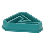 Maxbell Dog Bowl Feeding Wear Resistant Slow Feeder for Pets Eating Drinking Puppies Deep Green