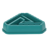 Maxbell Dog Bowl Feeding Wear Resistant Slow Feeder for Pets Eating Drinking Puppies Deep Green