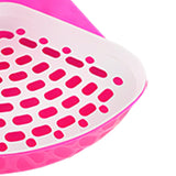 Maxbell Medium Rabbit Litter Box Toilet for Small Animals Cage Accessories Supplies Pink