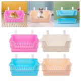 Maxbell Rabbit Toilet Box Hamster Indoor Potty Trainer Corner Litter Guinea Pig Pets Pink