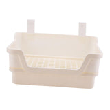 Maxbell Rabbit Toilet Box Hamster Indoor Potty Trainer Corner Litter Guinea Pig Pets White