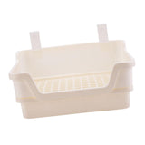 Maxbell Rabbit Toilet Box Hamster Indoor Potty Trainer Corner Litter Guinea Pig Pets White
