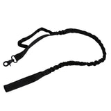 Maxbell Elastic Bungee Training Walking Metal Buckle Dog Leash Handle Black