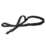 Maxbell Elastic Bungee Training Walking Metal Buckle Dog Leash Handle Black